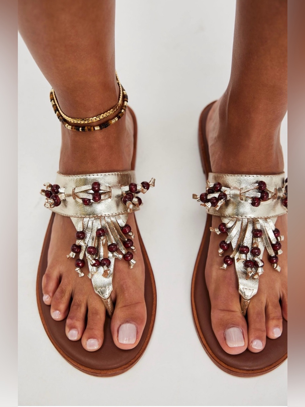 FREE PEOPLE Sadie Fringe Sandals